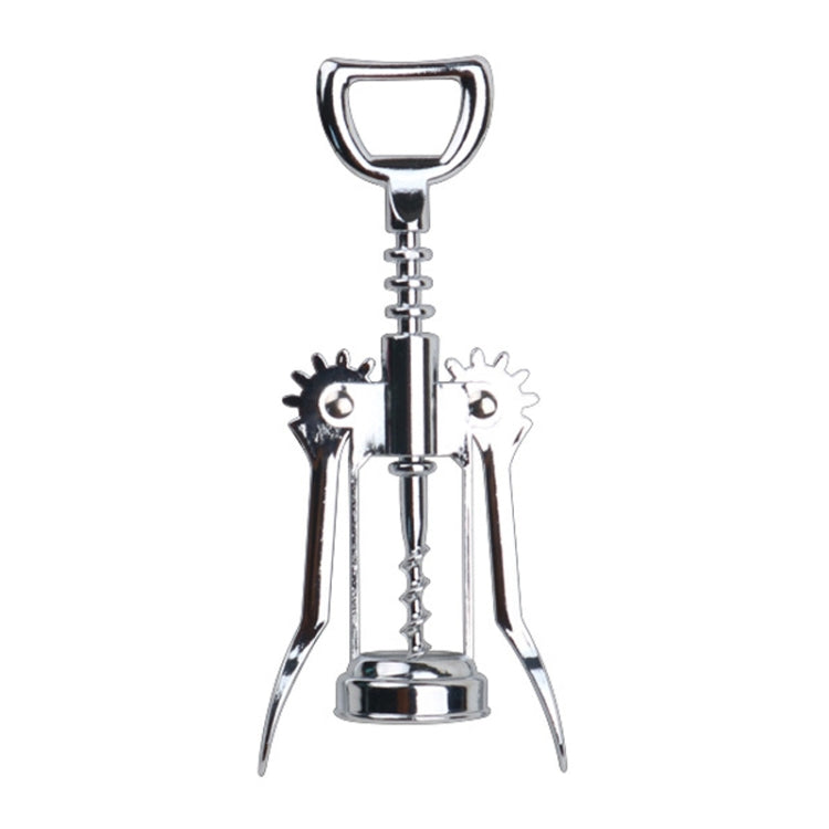 Wine Corkscrew Beer Opener Multifunctional Wine Opening Tool, Style: 447-Silver by bashfashion