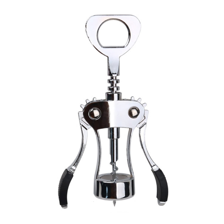 Wine Corkscrew Beer Opener Multifunctional Wine Opening Tool, Style: 446-Upgraded Silver by bashfashion