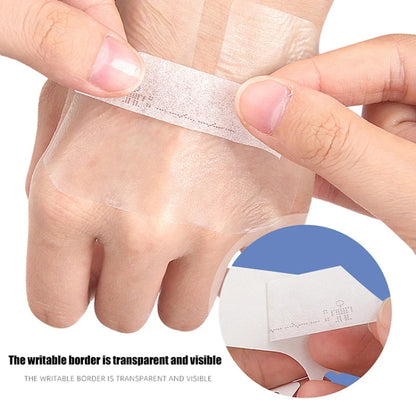 10pcs /Pack Transparent Dressing Waterproof Adhesive Clear Bandages 6x7cm by bashfashion