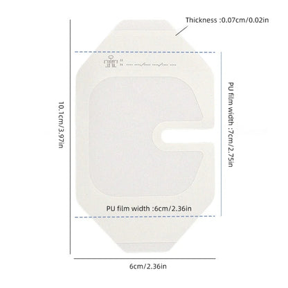 10pcs /Pack Transparent Dressing Waterproof Adhesive Clear Bandages 6x7cm by bashfashion