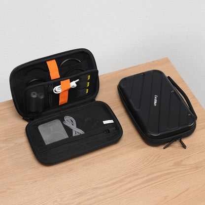 Cwatcun D163 Photography Accessories Organiser EVA Hard Shell Drop-proof Clutch Portable Digital Bag(Black) by Cwatcun