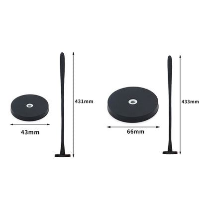 Universal Flexible Magnetic Washing Machine Door Stopper Front Load Washer Door Prop 66mm White by bashfashion