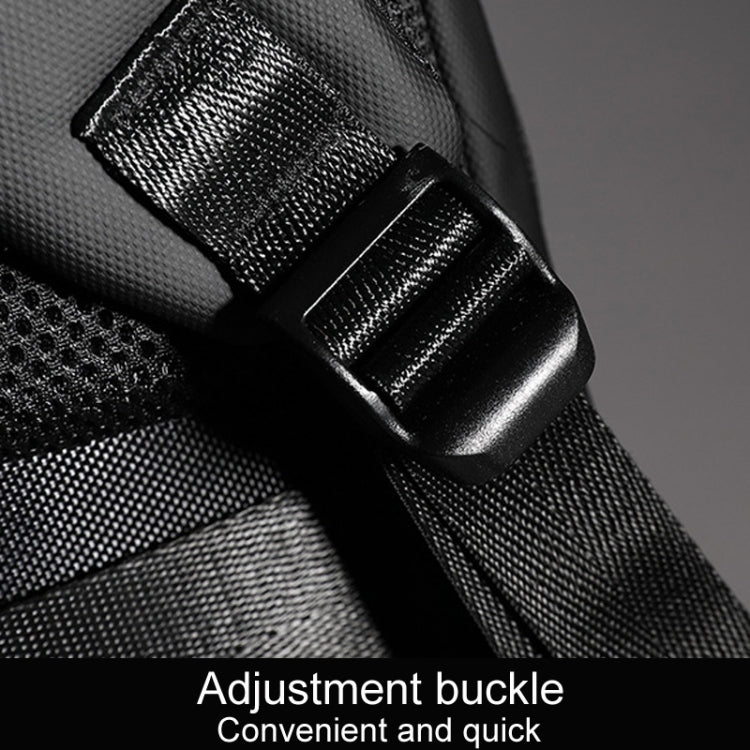 SKV B20453 Men Business Casual Multifunctional Double Shoulder Bag Large Capacity Laptop Backpack(Black) by SKV