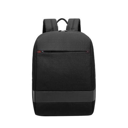 SKV B22016 Men Business Casual Double Shoulder Bag Outdoor Travel Laptop Backpack(Black) by SKV