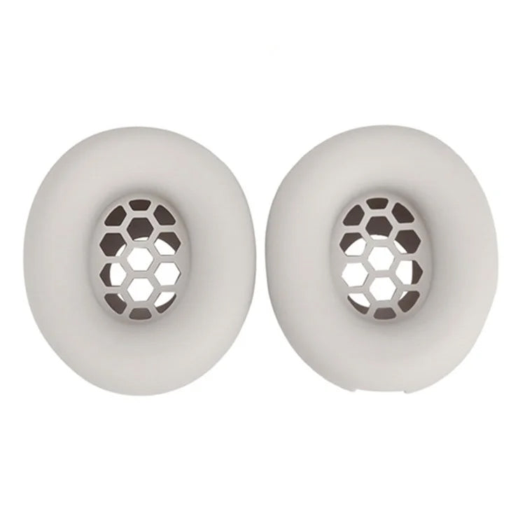 For Beats Studio Pro Headphones Silicone Cover Ear Cushion(Beige) by bashfashion