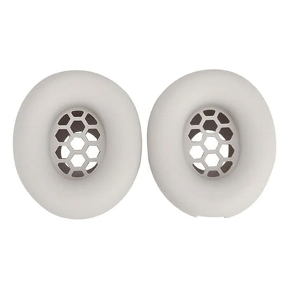 For Beats Studio Pro Headphones Silicone Cover Ear Cushion(Beige) by bashfashion