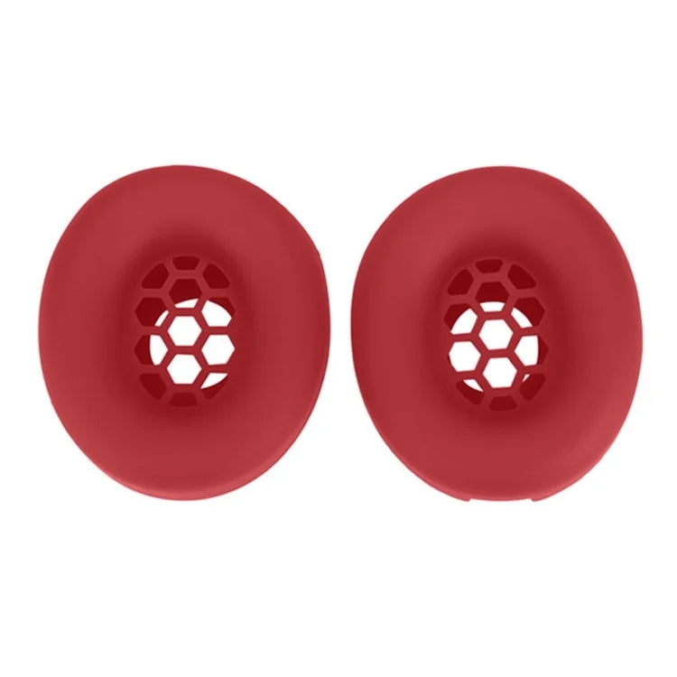 For Beats Studio Pro Headphones Silicone Cover Ear Cushion(Red) by bashfashion
