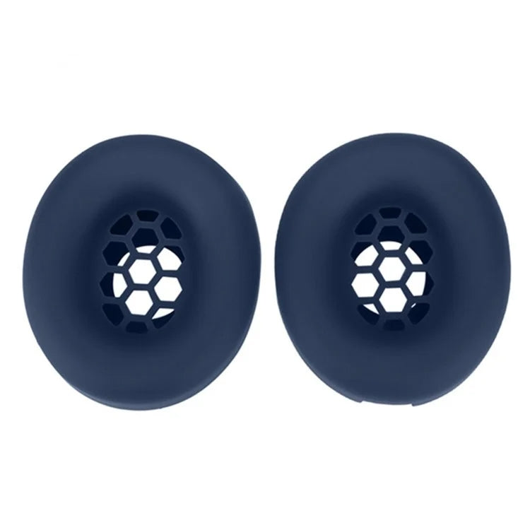 For Beats Studio Pro Headphones Silicone Cover Ear Cushion(Deep Blue) by bashfashion