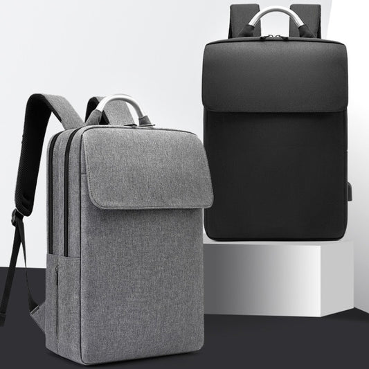 SKV BLB21282 Men Business Duty Traveling Double Shoulder Bag Lightweight Large Capacity Laptop Backpack(Black) by SKV