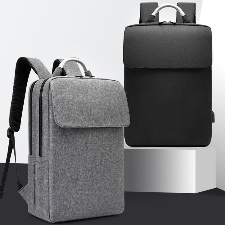 SKV BLB21282 Men Business Duty Traveling Double Shoulder Bag Lightweight Large Capacity Laptop Backpack(Gray) by SKV