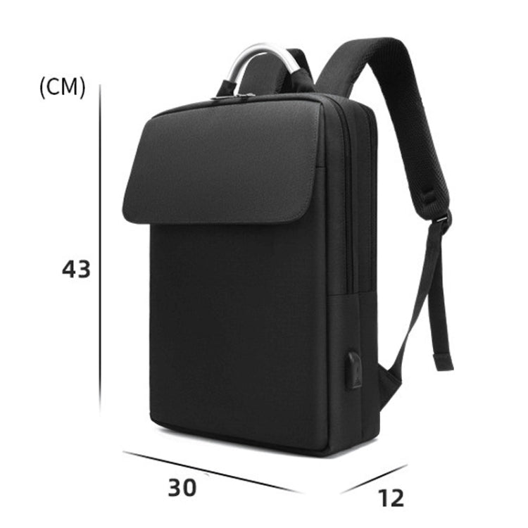 SKV BLB21282 Men Business Duty Traveling Double Shoulder Bag Lightweight Large Capacity Laptop Backpack(Gray) by SKV