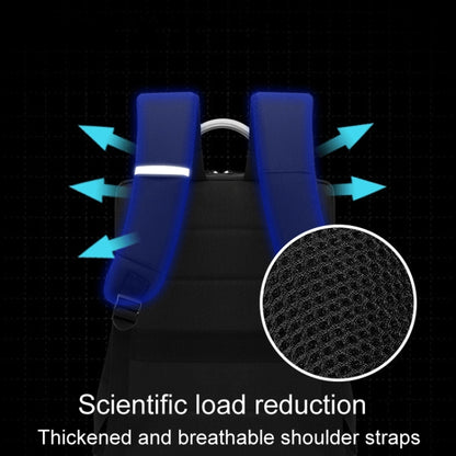 SKV BLB21282 Men Business Duty Traveling Double Shoulder Bag Lightweight Large Capacity Laptop Backpack(Black) by SKV