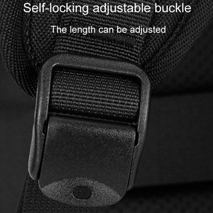 SKV BLB2006 Men Business Travel Double Shoulder Bag Large Capacity Casual Laptop Backpack(Black) by SKV