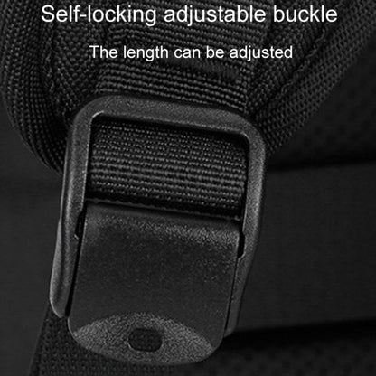 SKV BLB2006 Men Business Travel Double Shoulder Bag Large Capacity Casual Laptop Backpack(Black) by SKV