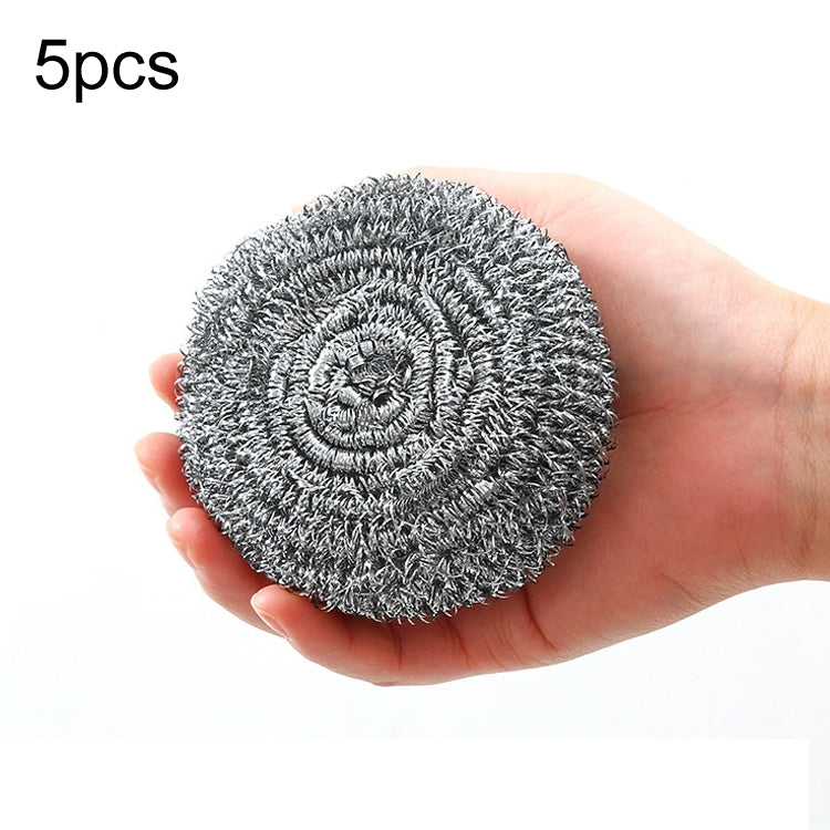 5pcs /Pack 30g Steel Wool Ball Scrubber for Dishes, Pots, Pans, and Ovens Cleaning by bashfashion