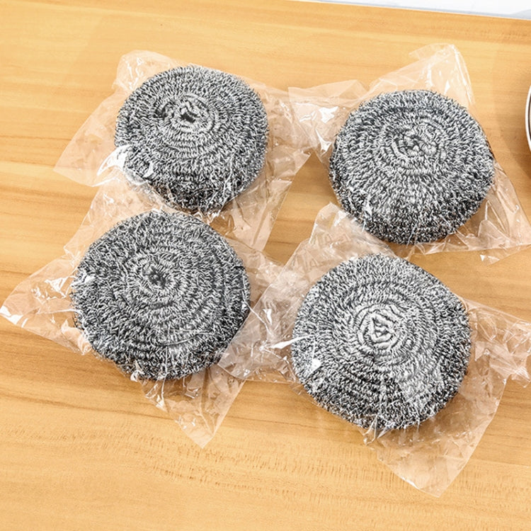 10pcs /pack 20g Steel Wool Ball Scrubber for Dishes, Pots, Pans, and Ovens Cleaning by bashfashion