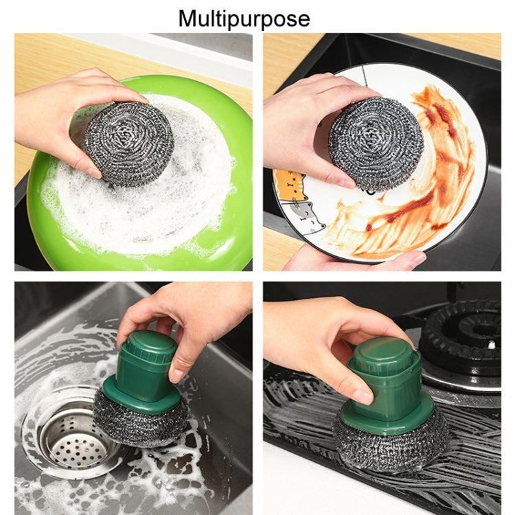 10pcs /pack 20g Steel Wool Ball Scrubber for Dishes, Pots, Pans, and Ovens Cleaning by bashfashion