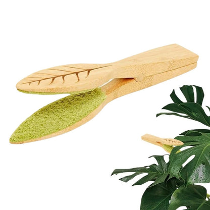 Portable Handheld Leaf Cleaning Tongs For Plants Cleaning Brush Leaf Cleaner by bashfashion