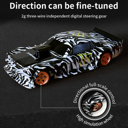 1:43 Full Scale Mini 4WD Drifting Charging Remote Control Car, Color: 4301 Black Mustang by bashfashion