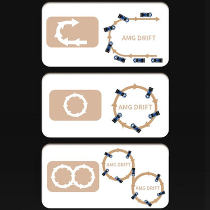 1:43 Full Scale Mini 4WD Drifting Charging Remote Control Car, Color: 4304 Silver GTR by bashfashion