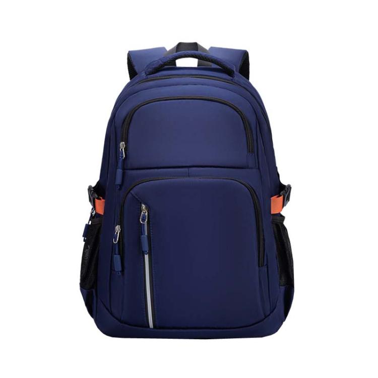 SKV B23344 Men Large Capacity Business Laptop Backpack Outdoor Traveling Double Shoulder Bag(Blue) by SKV