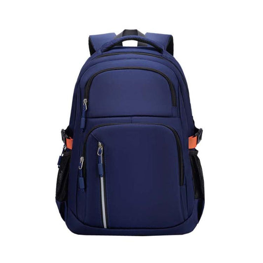SKV B23344 Men Large Capacity Business Laptop Backpack Outdoor Traveling Double Shoulder Bag(Blue) by SKV