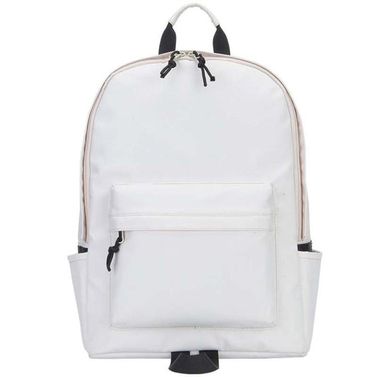 SKV SKV009 Outdoor Casual Double Shoulder Bag Large Capacity Laptop Backpack(White) by SKV