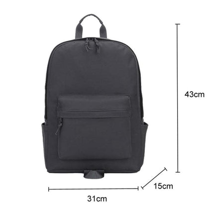 SKV SKV009 Outdoor Casual Double Shoulder Bag Large Capacity Laptop Backpack(Black) by SKV