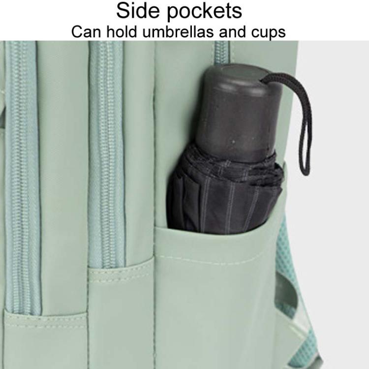 SKV B23874 Large Capacity Water Resistant Double Shoulder Casual Laptop Bag(Matcha Color) by SKV