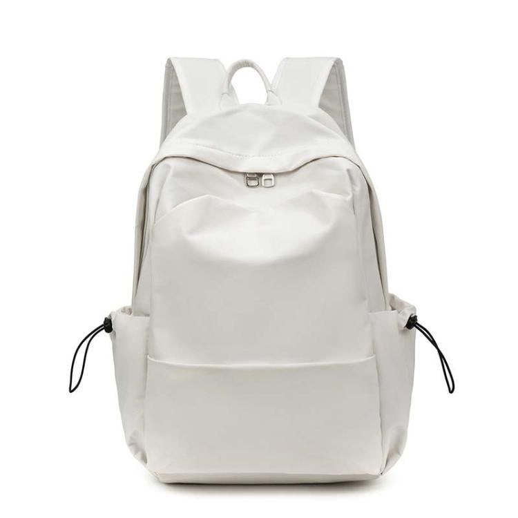 SKV B1530 Large Capacity Student School Bag Casual Double Shoulder Laptop Backpack(White) by SKV
