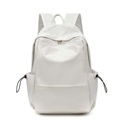 SKV B1530 Large Capacity Student School Bag Casual Double Shoulder Laptop Backpack(White) by SKV
