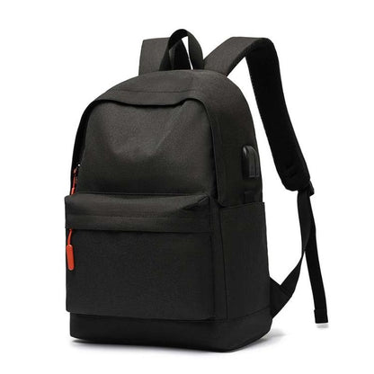 SKV B20537 Lightweight Traveling Double Shoulder Bag Large Capacity Laptop Backpack(Black) by SKV