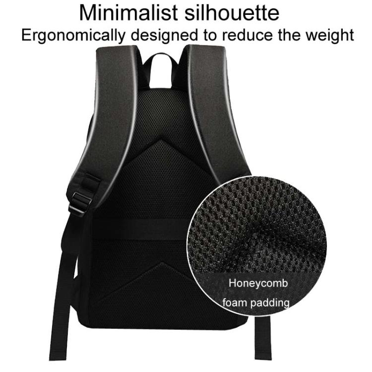 SKV B20537 Lightweight Traveling Double Shoulder Bag Large Capacity Laptop Backpack(Black) by SKV