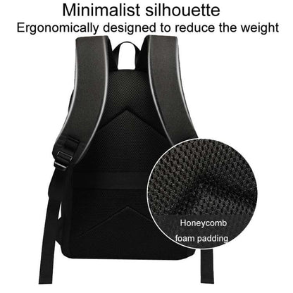 SKV B20537 Lightweight Traveling Double Shoulder Bag Large Capacity Laptop Backpack(Black) by SKV