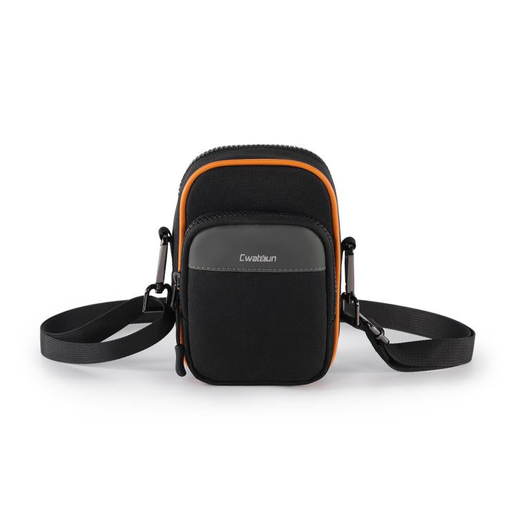 Cwatcun D168 Small Convenient Camera Bag Scratch-Resistant And Wear-Resistant Microslice Card Camera Pouch(Black) by Cwatcun