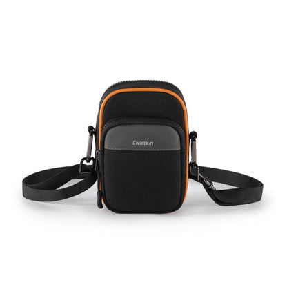 Cwatcun D168 Small Convenient Camera Bag Scratch-Resistant And Wear-Resistant Microslice Card Camera Pouch(Black) by Cwatcun
