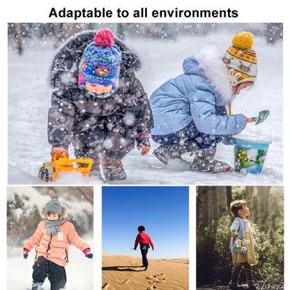 AOTU AT8913 1pair Children Riding Skiing Waterproof Calf Protectors Outdoor Sandproof Shoes Covers, Color: Pink Cat L by AOTU