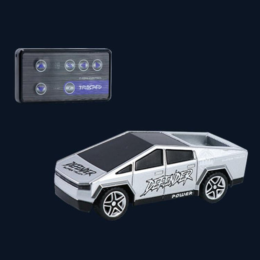 1:64 Mini Alloy 2.4Ghz Remote Control Car Children Rechargeable Model Car, Color: AO-5501E Gray by bashfashion