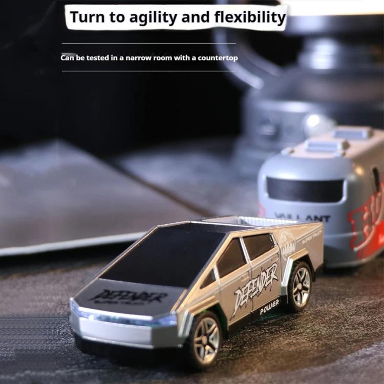 1:64 Mini Alloy 2.4Ghz Remote Control Car Children Rechargeable Model Car, Color: AO-5501E Gray by bashfashion