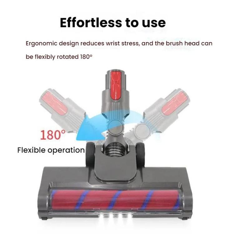 For Dyson V7 / V8 / V10 / V11 Vacuum Cleaner Floor Brush Head With LED Light 03B Roller Carpet by bashfashion