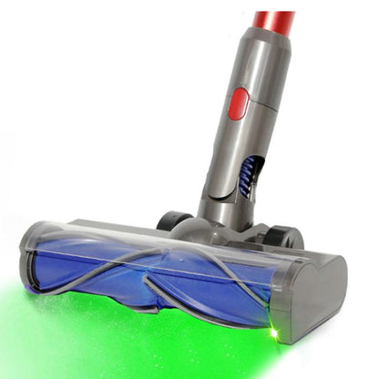 For Dyson V7 / V8 / V10 / V11 / V15 Vacuum Cleaner Direct Drive Anti-entanglement Brush Head with Green Light by bashfashion