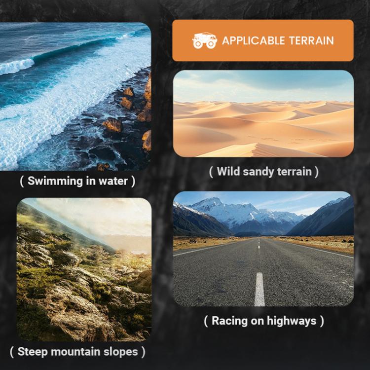 JJR/C Q185 Amphibious Off-Road Stunt Climbing 2.4G Remote Control Car Children Toys(Silver) by JJR/C