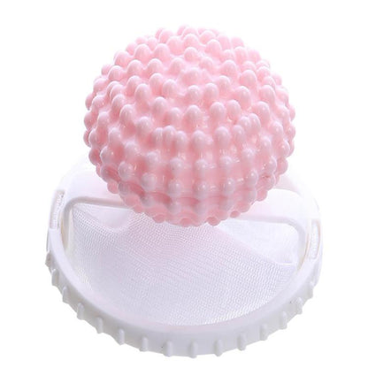 Hair Filter Bag Laundry Lint Catcher for Washing Machine(Pink) by bashfashion
