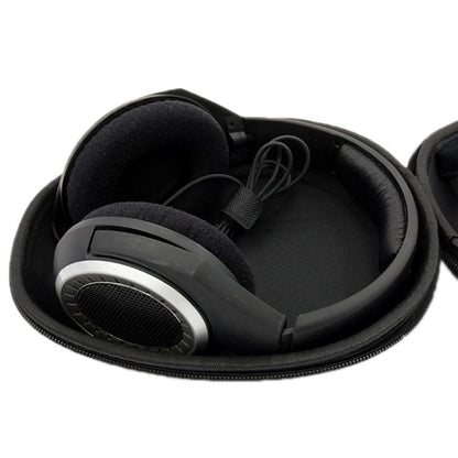 Headphones Bag For Sennheiser/Sony/Beats/Audio-Technica(Black PU Surface) by bashfashion