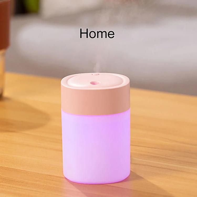 200ml Dazzling Mini USB Humidifier Desktop Car Home Air Humidifier(Pink) by bashfashion