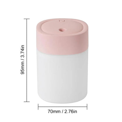 200ml Dazzling Mini USB Humidifier Desktop Car Home Air Humidifier(White) by bashfashion