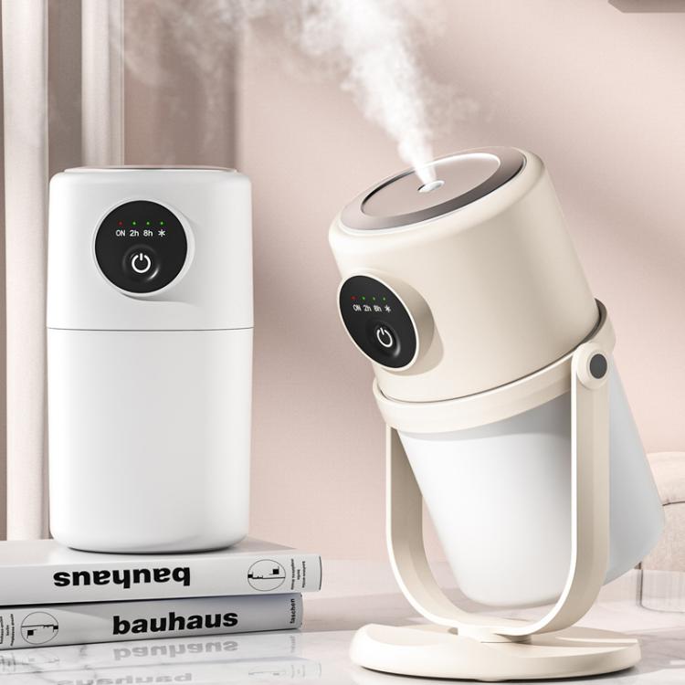 USB Intelligent Home Large Capacity Humidifier With Night Light Small Air Purifier, Color: Beige by bashfashion