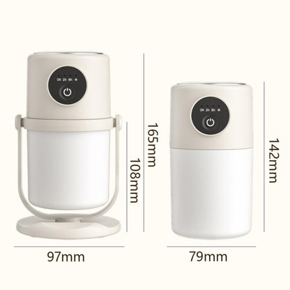 USB Intelligent Home Large Capacity Humidifier With Night Light Small Air Purifier, Color: Beige by bashfashion