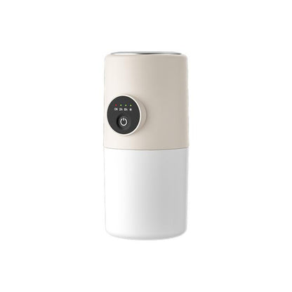 Desktop Dual Port Humidifier Portable Mini Air Purifier With Nightlight, Color: Beige by bashfashion