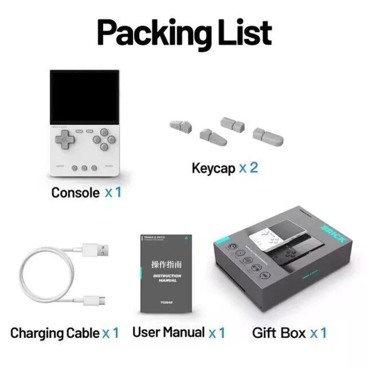 TRIMUI BRICK Open Source Pocket Console Portable Wireless Bluetooth HD Retro Arcade, Size: Standard No Card(Red) by TRIMUI